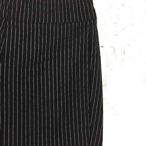 Who What Wear Pinstripe Cropped Pants Stretchy Womens Medium - Picture 3 of 10